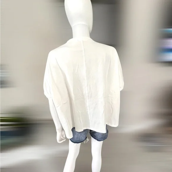 PEACH LOVE CALIFORNIA patriotic sequin balloons oversized tee S M L - Picture 6 of 9